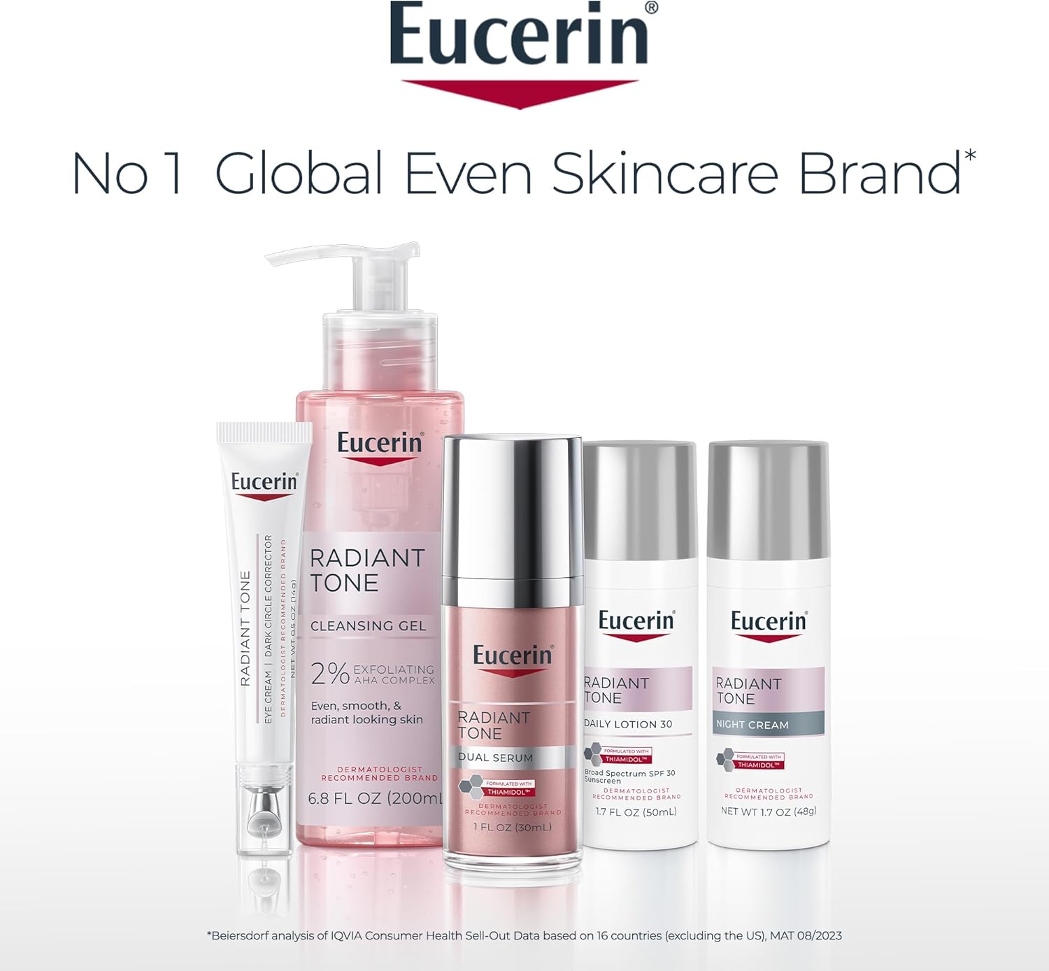 Eucerin Radiant Tone Dual Serum Dark Spot Corrector, Dark Spot Serum with Thiamidol and Hyaluronic Acid, 1 Fl Oz Bottle - Image 13
