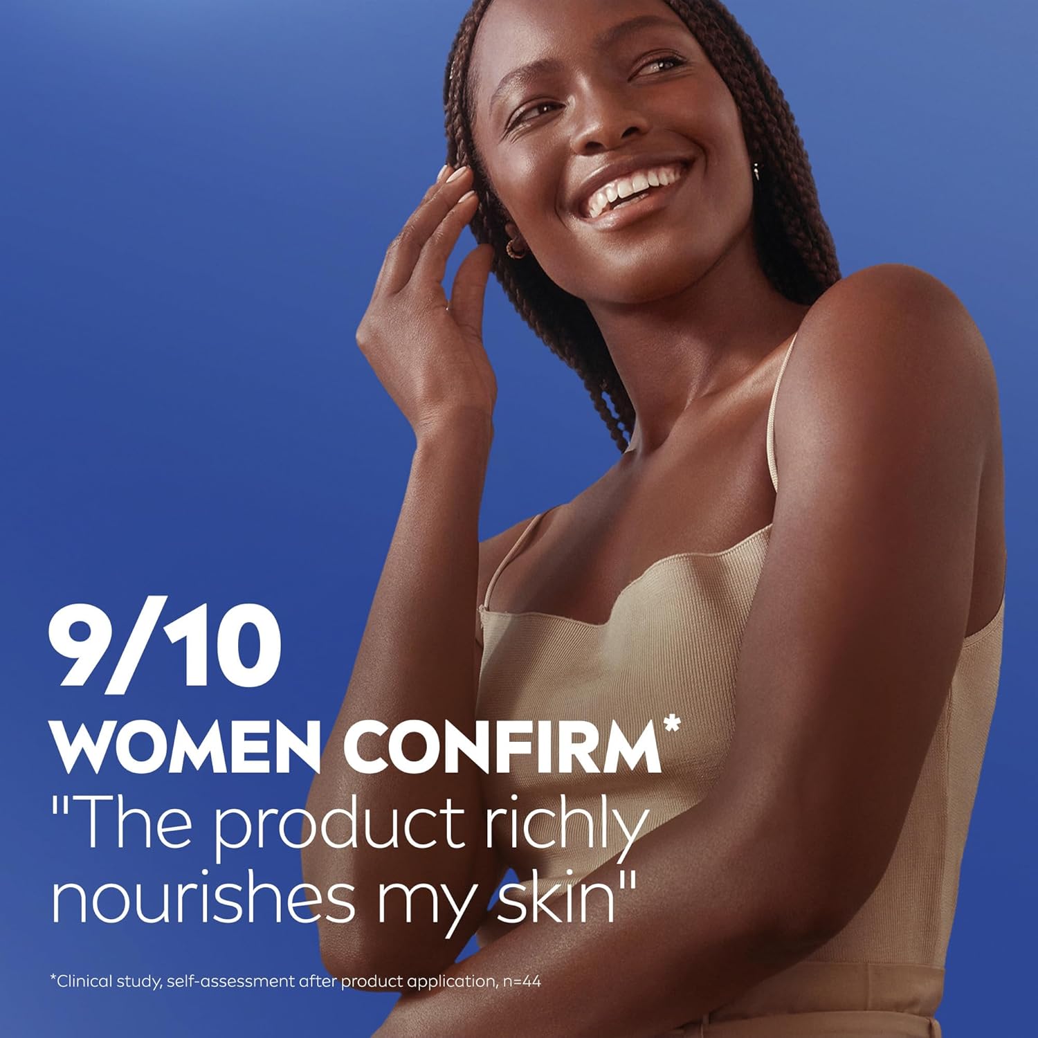 NIVEA Essentially Enriched Body Lotion for Very Dry Skin with Hyaluronic Acid, Almond Oil and Deep Nourishing Serum, 72-Hour Body Moisturizer, 16.9 Fl Oz Pump Bottle - Image 7